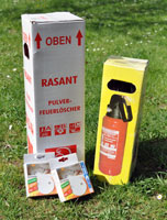 Handel mit Feuerloescher