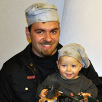 Gerald Fuchsjäger mit Junior Florian